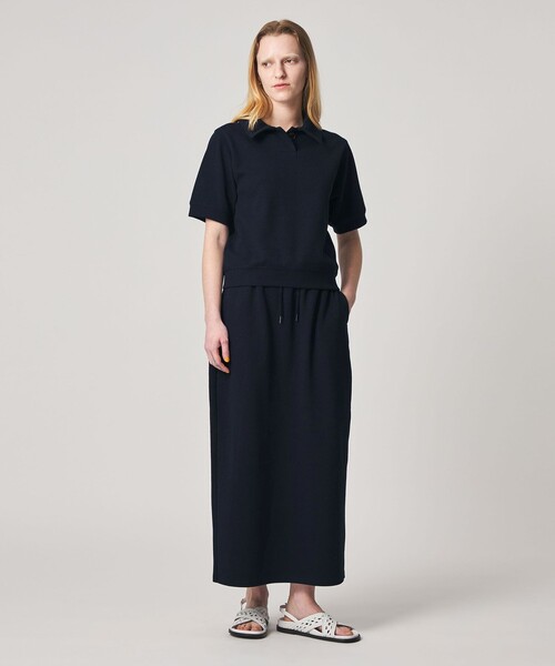 Steven Alan(スティーブンアラン)の「<Steven Alan>ブークレ ダンボール コクーン スカート(スカート・レディース・ネイビー/グレー系・M/S)」の4枚目の写真