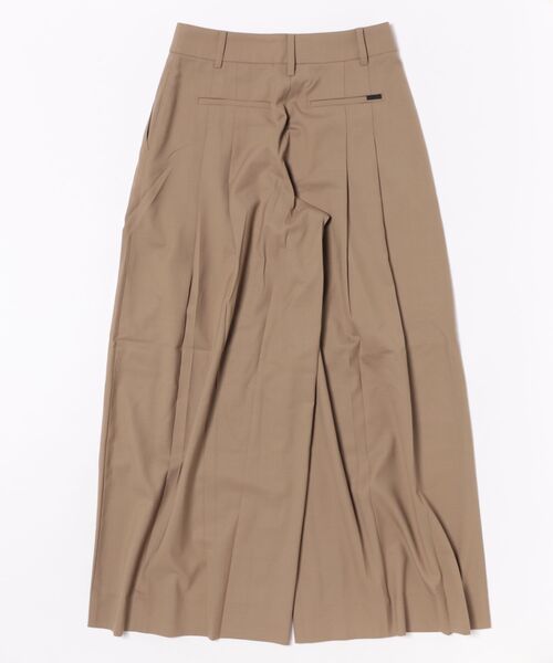 ALLSAINTS(オールセインツ)の「POPPY WIDE LEG PLEATED TROUSERS | POPPY ワイド レッグ プリーツ トラウザー(スラックス・レディース・ブラウン系その他・4/6/8)」の2枚目の写真