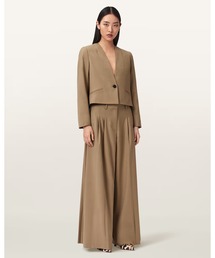 POPPY WIDE LEG PLEATED TROUSERS | POPPY ワイド レッグ プリーツ トラウザー