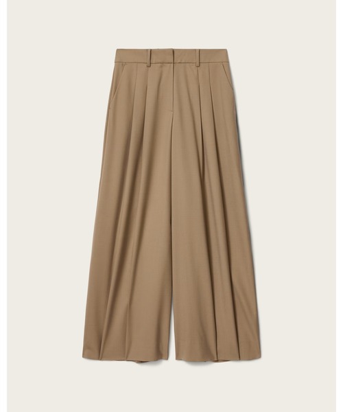 ALLSAINTS(オールセインツ)の「POPPY WIDE LEG PLEATED TROUSERS | POPPY ワイド レッグ プリーツ トラウザー(スラックス・レディース・ブラウン系その他・4/6/8)」の8枚目の写真
