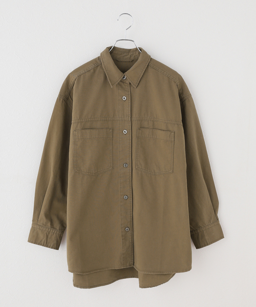 【美品】Spick and Span ライトツイルオーバーシャツ ライトツイルオーバーシャツ（シャツ/ブラウス）｜Spick & Span