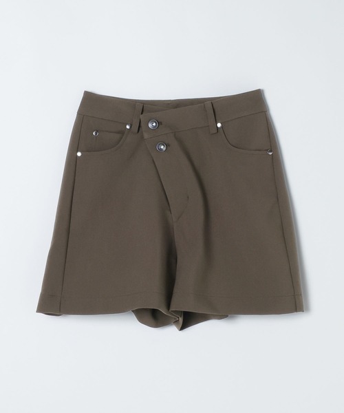 JEANASIS（ジーナシス）の「オーバーラップショートパンツ/665363（その他パンツ・レディース・ブラウン/ブラック・SMALL/MEDIUM）」の12枚目の写真