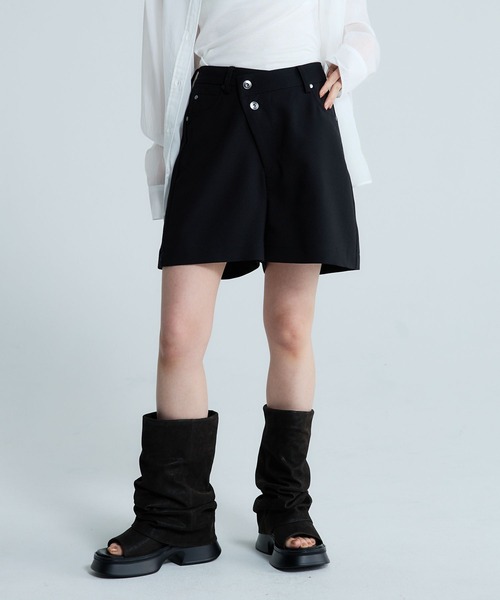 JEANASIS（ジーナシス）の「オーバーラップショートパンツ/665363（その他パンツ・レディース・ブラウン/ブラック・SMALL/MEDIUM）」の22枚目の写真