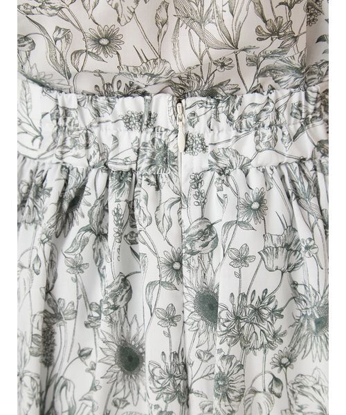 FRAY I.D（フレイアイディー）の「【LIBERTY×FRAY I.D】ギャザーフレアスカート（スカート・レディース・イエロー/アイボリー/ブルー・1/0）」の10枚目の写真