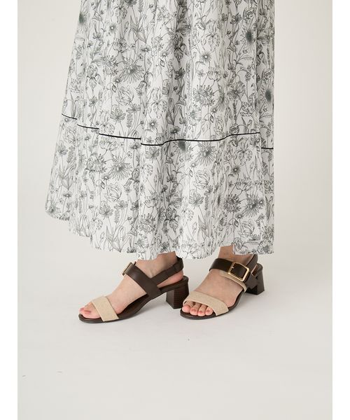 FRAY I.D（フレイアイディー）の「【LIBERTY×FRAY I.D】ギャザーフレアスカート（スカート・レディース・イエロー/アイボリー/ブルー・1/0）」の11枚目の写真