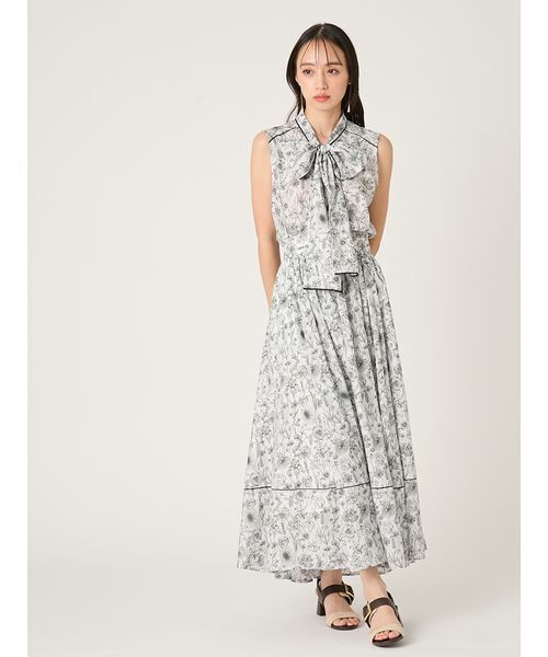 FRAY I.D（フレイアイディー）の「【LIBERTY×FRAY I.D】ギャザーフレアスカート（スカート・レディース・イエロー/アイボリー/ブルー・1/0）」の14枚目の写真