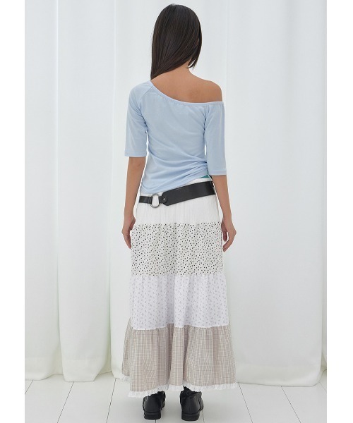 FANCY CLUB（ファンシークラブ）の「A'GEM/9 × .kom 『FANCY CLUB/ファンシークラブ』PLASTIC KISS ONE-SHOULDER TOP/プラスチックキスワンショルダートップス（Tシャツ/カットソー・レディース・ブラック/ライトブルー/ネイビー/ライトグリーン・FREE）」の16枚目の写真