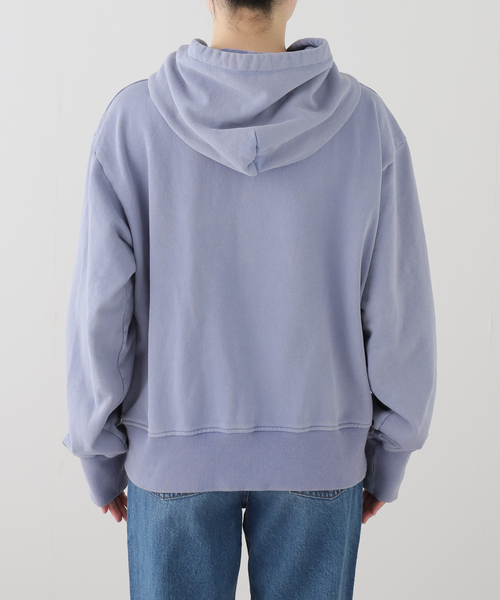 TAAKK(ターク)の「TAAKK SCULPTURAL EMBROIDERY ZIP HOODIE TA26SS-JR054:スウェット(スウェット・レディース・ブルー・MEDIUM)」の11枚目の写真