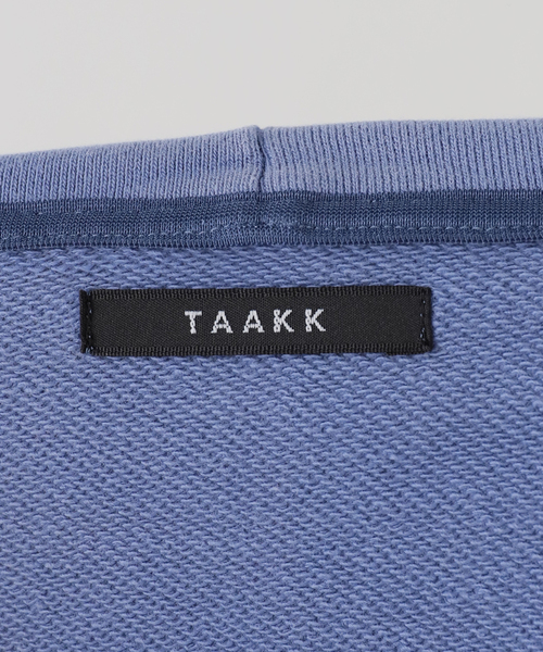TAAKK(ターク)の「TAAKK SCULPTURAL EMBROIDERY ZIP HOODIE TA26SS-JR054:スウェット(スウェット・レディース・ブルー・MEDIUM)」の16枚目の写真