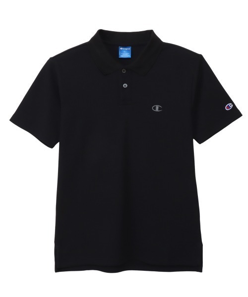 Champion(チャンピオン)の「チャンピオン POLO SHIRT(ポロシャツ・メンズ・ブラック/ネイビー/ホワイト・M/L/LL)」の3枚目の写真
