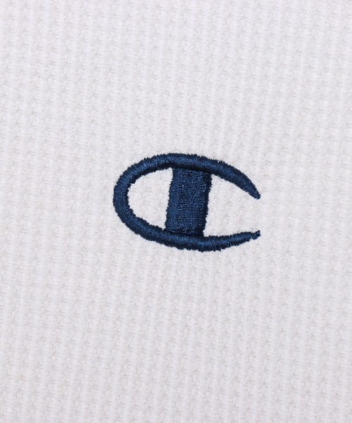 Champion(チャンピオン)の「チャンピオン POLO SHIRT(ポロシャツ・メンズ・ブラック/ネイビー/ホワイト・M/L/LL)」の12枚目の写真
