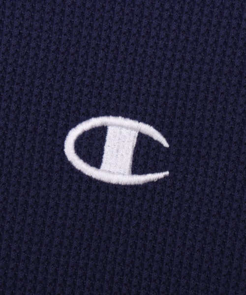 Champion(チャンピオン)の「チャンピオン POLO SHIRT(ポロシャツ・メンズ・ブラック/ネイビー/ホワイト・M/L/LL)」の8枚目の写真