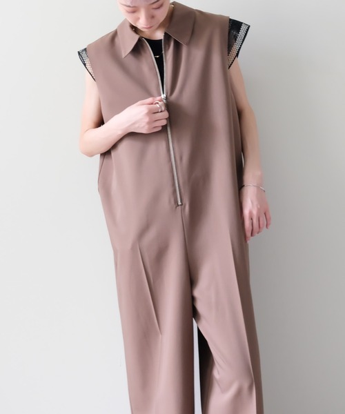 つなぎ Front Zip All-in-one(フロントジップオールインワン)（つなぎ