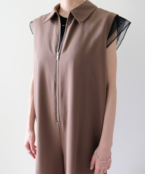 DOLLUPOOPS(ドールアップウップス)の「Front Zip All-in-one(フロントジップオールインワン)(つなぎ/オールインワン・レディース・ブラック/ブラウン/グレー・FREE)」の15枚目の写真