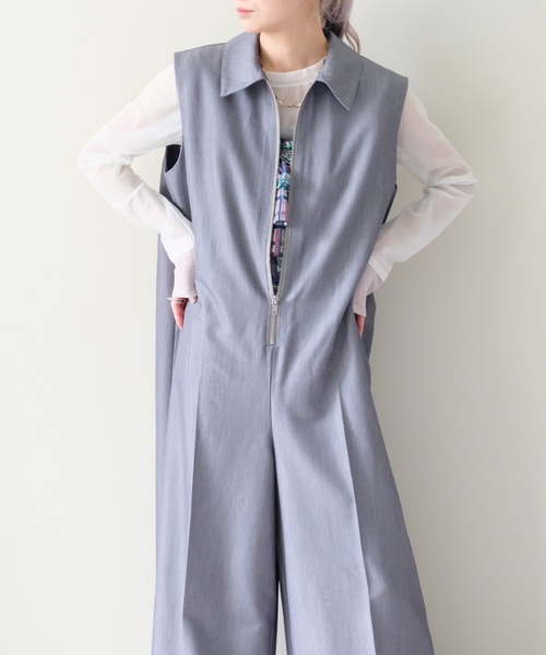 DOLLUPOOPS(ドールアップウップス)の「Front Zip All-in-one(フロントジップオールインワン)(つなぎ/オールインワン・レディース・ブラック/ブラウン/グレー・FREE)」の20枚目の写真