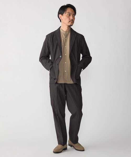 SHIPS(シップス)の「SHIPS: プリント バンド カラー シャツ(シャツ/ブラウス・メンズ・ライトブルー/ブルー系その他・MEDIUM/LARGE/SMALL/X-LARGE)」の21枚目の写真