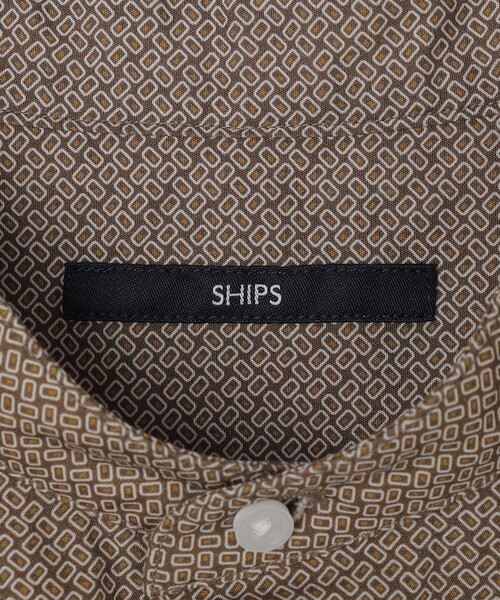 SHIPS(シップス)の「SHIPS: プリント バンド カラー シャツ(シャツ/ブラウス・メンズ・ライトブルー/ブルー系その他・MEDIUM/LARGE/SMALL/X-LARGE)」の7枚目の写真