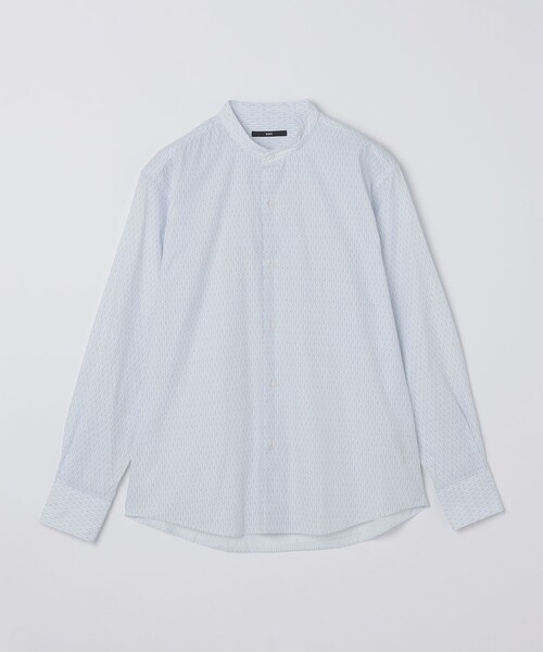 SHIPS(シップス)の「SHIPS: プリント バンド カラー シャツ(シャツ/ブラウス・メンズ・ライトブルー/ブルー系その他・MEDIUM/LARGE/SMALL/X-LARGE)」の9枚目の写真