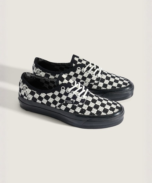 VANS(バンズ)の「VANS PREMIUM オーセンティック EK / LX Authentic 44 EK Punk Check VN000EJC1KP1(スニーカー・メンズ・ブラック×ホワイト・12/11.5/11/10.5/10/9.5/9/8.5/8/7.5/7/6.5/6/5.5/5)」の2枚目の写真