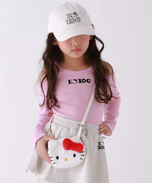 repipi armario(レピピ アルマリオ)の「【HELLO KITTY】【10C REPIPI】ポケットポーチ(ポーチ・キッズ・ホワイト/ブラック・ONESIZE)」の5枚目の写真