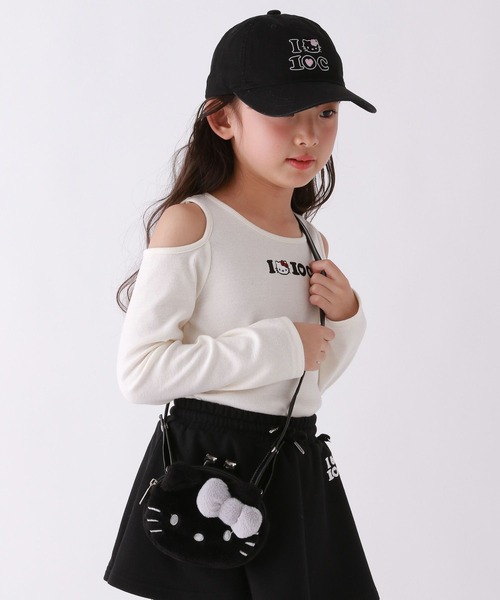 repipi armario(レピピ アルマリオ)の「【HELLO KITTY】【10C REPIPI】ポケットポーチ(ポーチ・キッズ・ホワイト/ブラック・ONESIZE)」の8枚目の写真