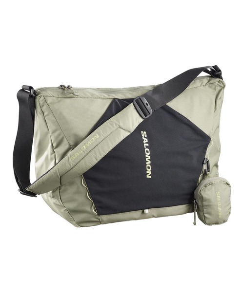 SALOMON（サロモン）の「SALOMON/サロモン ショルダーバッグ ACS SHOULDER BAG 13L（ショルダーバッグ・メンズ・ブラック/グリーン・FREE）」の2枚目の写真
