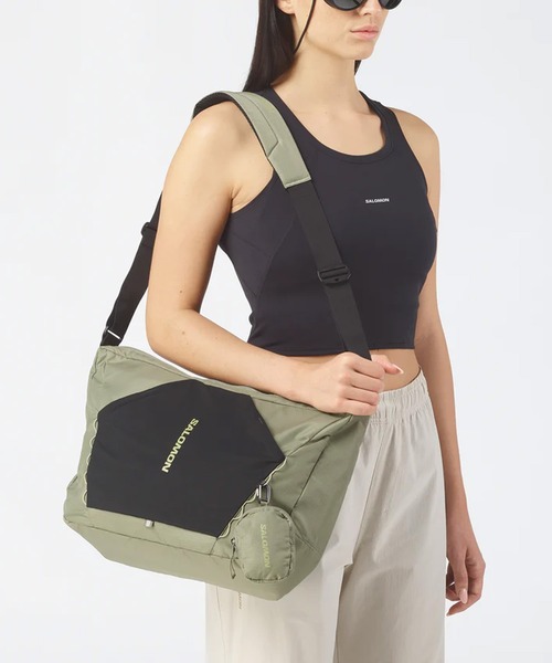 SALOMON（サロモン）の「SALOMON/サロモン ショルダーバッグ ACS SHOULDER BAG 13L（ショルダーバッグ・メンズ・ブラック/グリーン・FREE）」の18枚目の写真