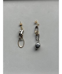 【musk】シンプルカジュアルなつなぎピアス(MA)