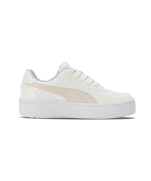 PUMA（プーマ）の「PUMA プーマ ウィメンズ コート ラリー スカイ フラワー スニーカー（スニーカー・レディース・ホワイト系その他・24.5cm/25.0cm/25.5cm/24.0cm/22.5cm/23.0cm/23.5cm）」の5枚目の写真