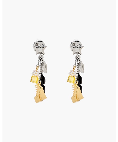 MARC JACOBS（マークジェイコブス）の「MINI ICON CHARM EARRINGS/ミニ アイコン チャーム ピアス（ピアス（両耳用）・レディース・ゴールド系その他・ONE SIZE）」の3枚目の写真