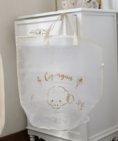 sanrio(サンリオ)の「サンリオ メッシュバスケット(トートバッグ・レディース・ベージュ/ライトブルー・ONE SIZE)」の16枚目の写真