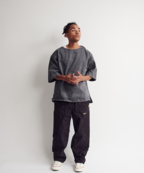 DIGAWEL（ディガウェル）の「Nylon lounge pants（その他パンツ・メンズ・ブラック・1/2）」の2枚目の写真