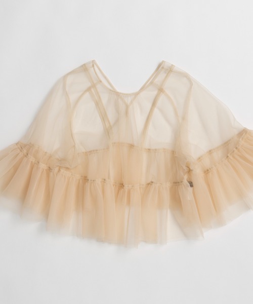 MAISON SPECIAL(メゾンスペシャル)の「Multiway Sheer Top/マルチウェイシアートップ(シャツ/ブラウス・レディース・グリーン/ベージュ/ブラック・FREE)」の20枚目の写真