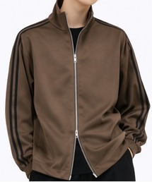 Dalfwin（ダールフィン）の「スタンドネック トラックジャケット ルーズシルエット ジップブルゾン（ジャージ）」