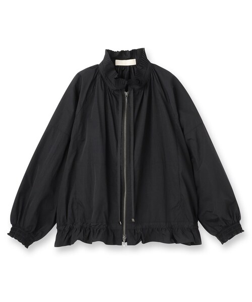 UNTITLED（アンタイトル）の「【MARILYN MOON】プリーツマリンブルゾン（ブルゾン・レディース・ブラック・02）」の12枚目の写真