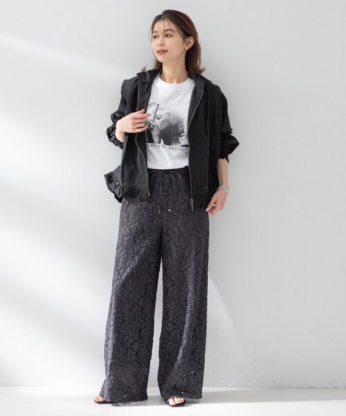 UNTITLED（アンタイトル）の「【MARILYN MOON】プリーツマリンブルゾン（ブルゾン・レディース・ブラック・02）」の14枚目の写真