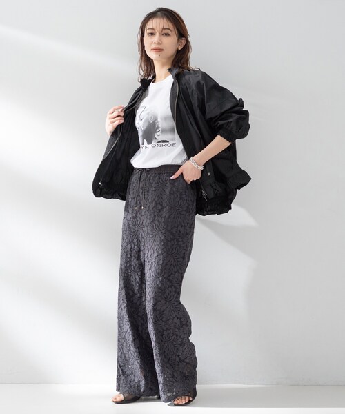 UNTITLED（アンタイトル）の「【MARILYN MOON】プリーツマリンブルゾン（ブルゾン・レディース・ブラック・02）」の15枚目の写真