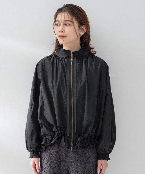 UNTITLED（アンタイトル）の「【MARILYN MOON】プリーツマリンブルゾン（ブルゾン・レディース・ブラック・02）」の10枚目の写真