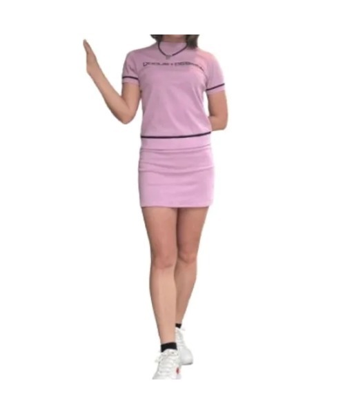 DOCUS(ドゥーカス)の「DOCUS (ドゥーカス) ゴルフウェア スカート レディース サイドロゴ 台形スカート ストレッチ ロゴプリント(スカート・レディース・ピンク/ネイビー/オフホワイト・MEDIUM)」の15枚目の写真