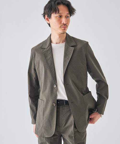 EDIFICE（エディフィス）の「モダン サッカー 2B ジャケット（テーラードジャケット・メンズ・グリーン/ブラック・44/46/48）」の17枚目の写真