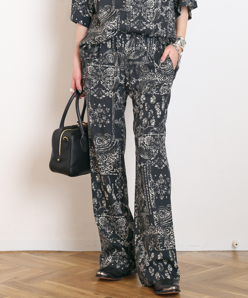 Couture d'adam（クチュールドアダム）の「【COUTURE D'ADAM/クチュールドアダム】別注Bandana College Print Pants（その他パンツ・レディース・ブラック・FREE）」の9枚目の写真