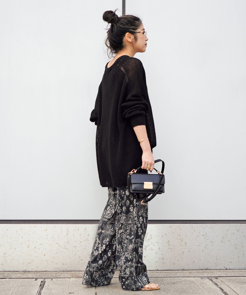 Couture d'adam（クチュールドアダム）の「【COUTURE D'ADAM/クチュールドアダム】別注Bandana College Print Pants（その他パンツ・レディース・ブラック・FREE）」の20枚目の写真