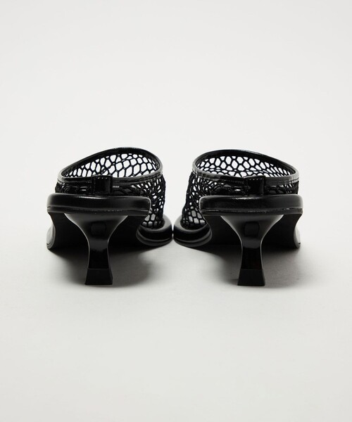 SY UNITED ARROWS（シーユナイテッドアローズ）の「＜SY＞フィッシュネットミュール サンダル55↑（サンダル・レディース・ワインレッド/ブラック・23cm/23.5cm/24cm/24.5cm/25cm/22cm/22.5cm）」の6枚目の写真