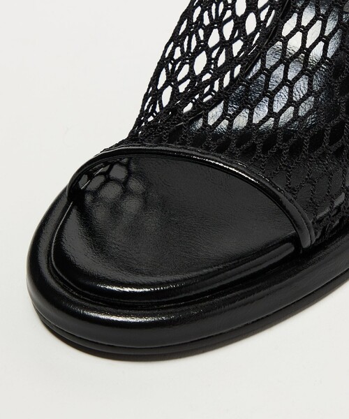 SY UNITED ARROWS（シーユナイテッドアローズ）の「＜SY＞フィッシュネットミュール サンダル55↑（サンダル・レディース・ワインレッド/ブラック・23cm/23.5cm/24cm/24.5cm/25cm/22cm/22.5cm）」の9枚目の写真