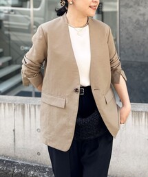 NOLLEY'S（ノーリーズ）の「ノーカラージャケット（ノーカラージャケット）」