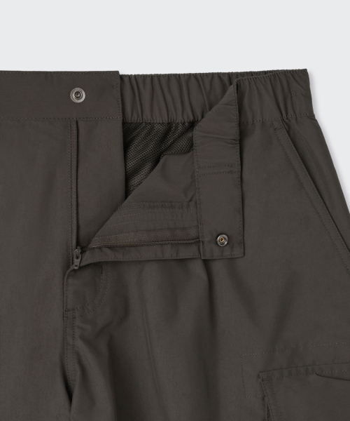 MUSINSA STANDARD（ムシンサスタンダード）の「[シティレジャー] NPベルト付きカーゴショーツ [マッドグレー]（その他パンツ・メンズ・その他・26/27/28/29/30/31/32/33/34/36/38/40/42）」の4枚目の写真