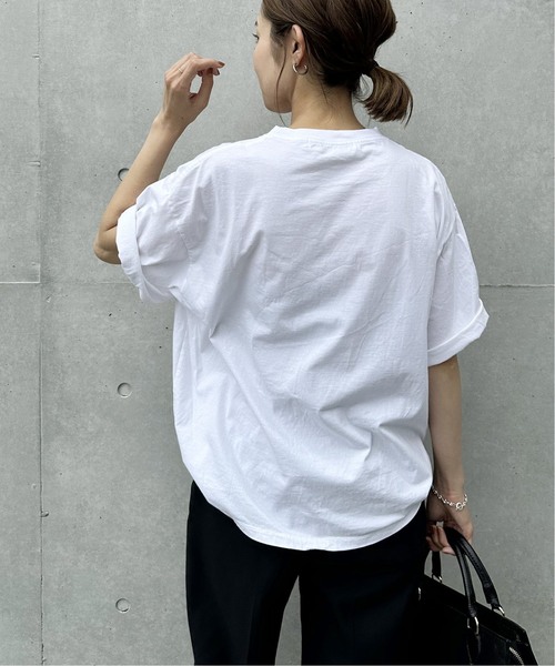 【新品・タグ付き】フレームワーク バックプリントロゴTEE2  ホワイト FRAMeWORK（フレームワーク） tシャツ 「WEB限定 / 追加」ハーフ