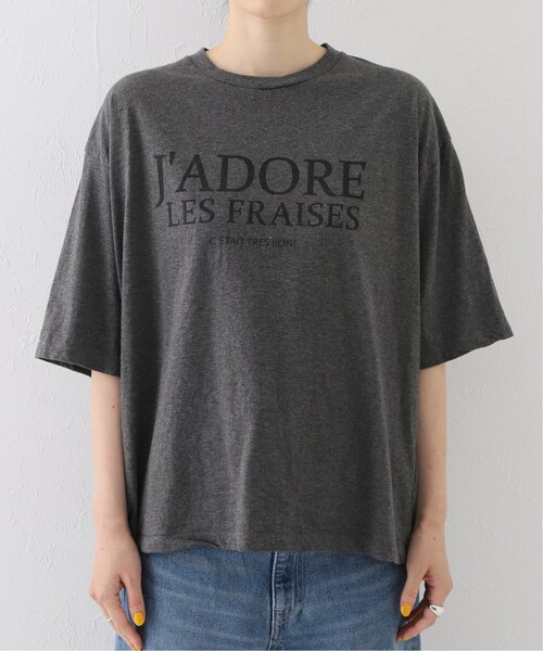 フレームワーク ロゴ Tシャツ ブラック FRAMeWORK（フレームワーク） tシャツ ホースフォトロングTシャツ