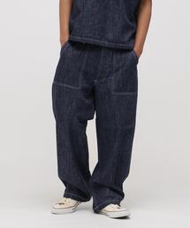 AVIREX | 《AVIREX × UNIVERSAL OVERALL》NAVY POSYAL DENIM PANTS / デニムパンツ / アヴィレックス / ユニバーサルオーバーオール(デニムパンツ)