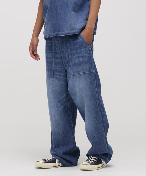 AVIREX（アヴィレックス）の「《AVIREX × UNIVERSAL OVERALL》NAVY POSYAL DENIM PANTS / デニムパンツ / アヴィレックス / ユニバーサルオーバーオール（デニムパンツ・メンズ・その他4/その他6・XL/L/M）」の10枚目の写真